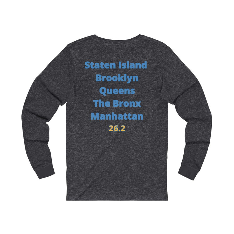 New York Marathon, NYC Marathon Long Sleeve Tee, NYC 26.2, New York T-Shirt, New York Marathon Shirt, Marathon Major