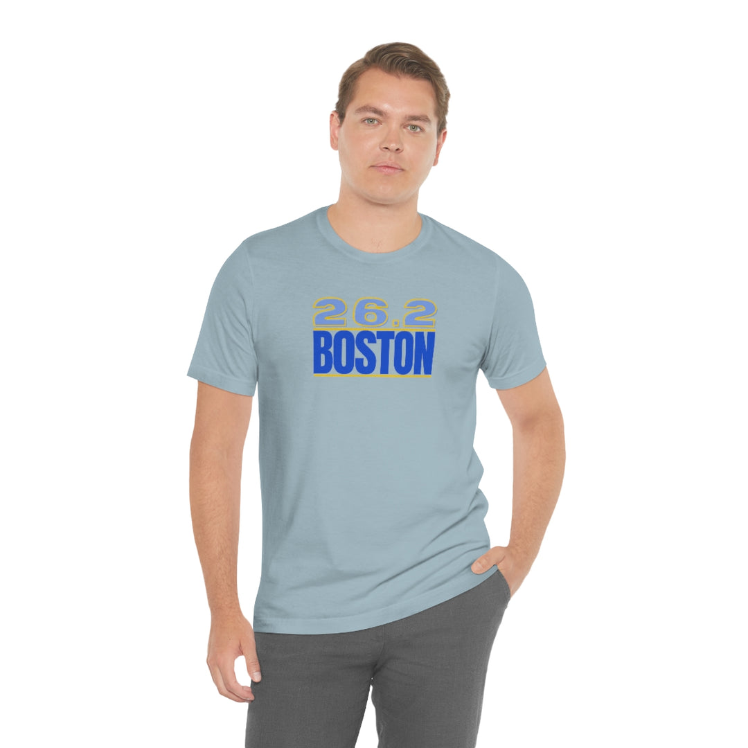 26.2 Boston Shirt, Gift for Runner, Unisex Jersey Short Sleeve Tee, Marathon Shirt, Marathoner, Shirt for Runner