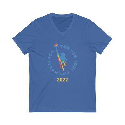 NYC Marathon, Personalized NYC Marathon T-Shirt, Unisex Short Sleeve V-Neck Tee, 26.2 Custom Shirt, Marathon T-Shirt, 2022 New York Marathon