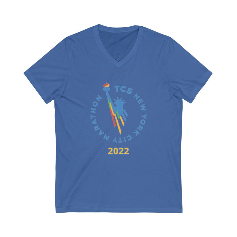 NYC Marathon, Personalized NYC Marathon T-Shirt, Unisex Short Sleeve V-Neck Tee, 26.2 Custom Shirt, Marathon T-Shirt, 2022 New York Marathon