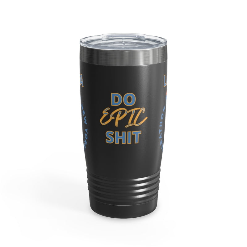 NYC Marathon, Do Epic Shit, New York Marathon Tumbler, Ringneck Tumbler, 20oz, Personalized NYC Marathon Gift, NYC Runner, 26.2