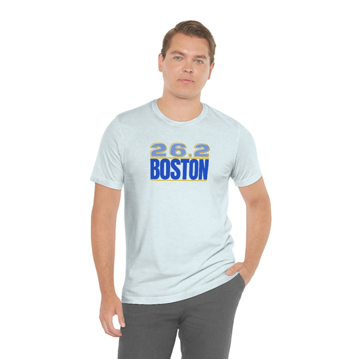 26.2 Boston Shirt, Gift for Runner, Unisex Jersey Short Sleeve Tee, Marathon Shirt, Marathoner, Shirt for Runner