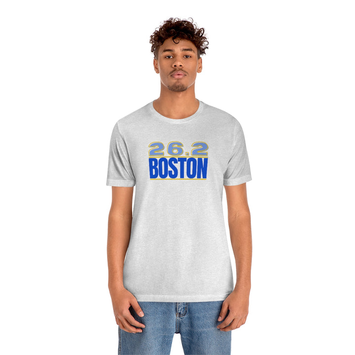 26.2 Boston Shirt, Gift for Runner, Unisex Jersey Short Sleeve Tee, Marathon Shirt, Marathoner, Shirt for Runner