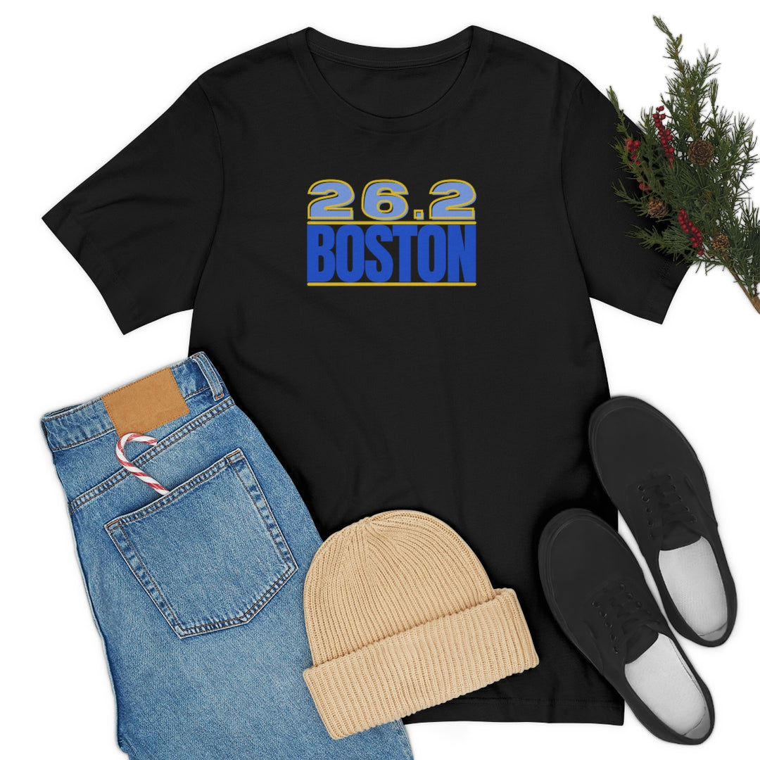 26.2 Boston Shirt, Gift for Runner, Unisex Jersey Short Sleeve Tee, Marathon Shirt, Marathoner, Shirt for Runner