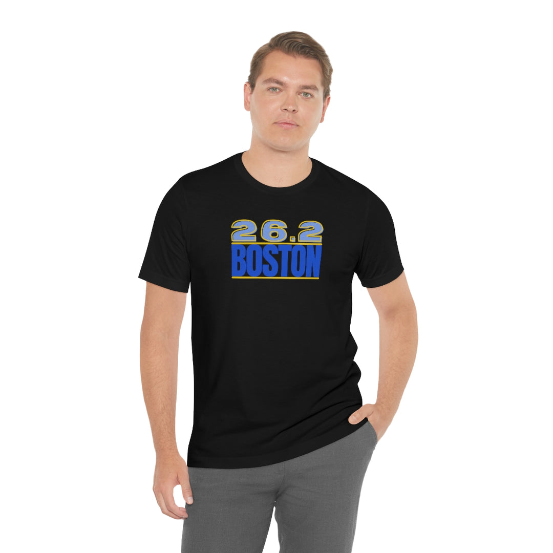 26.2 Boston Shirt, Gift for Runner, Unisex Jersey Short Sleeve Tee, Marathon Shirt, Marathoner, Shirt for Runner