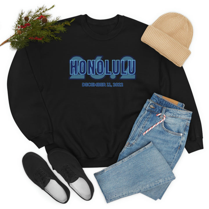 Honolulu Marathon, 26.2, Unisex Crewneck Sweatshirt, Honolulu Sweatshirt, Gift for Honolulu Runner