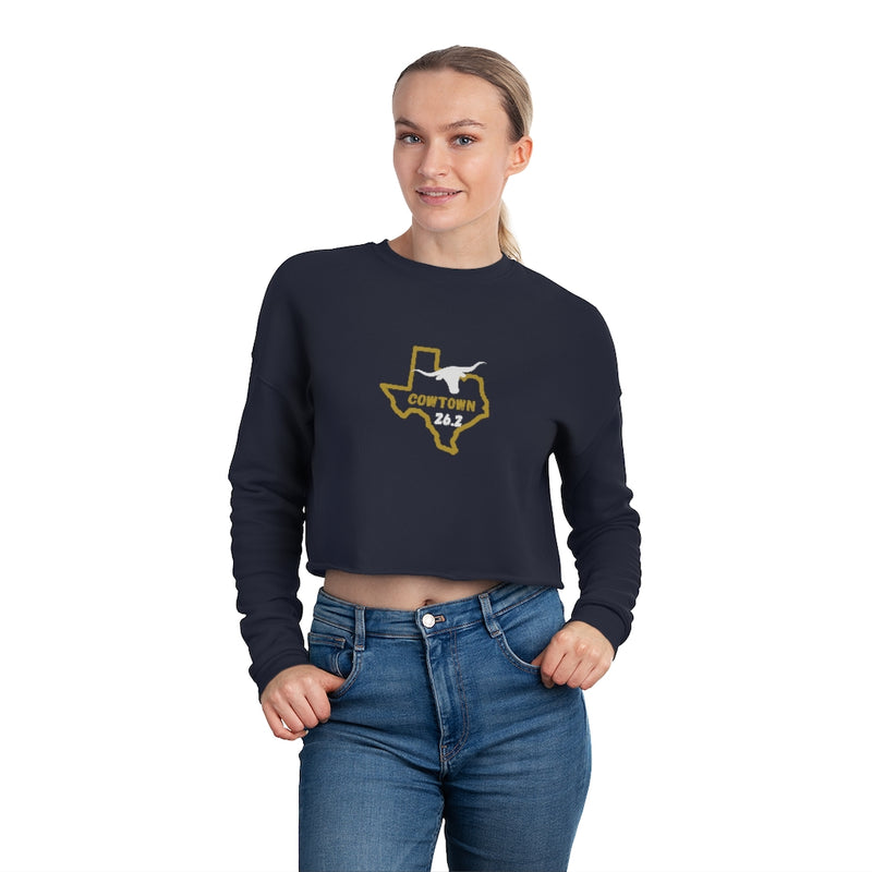 Cowtown Cropped Sweatshirt, Women&