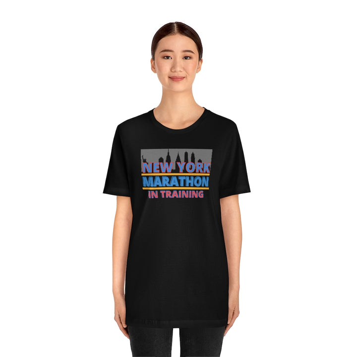 New York Runner in Training Shirt, Unisex Jersey Short Sleeve Tee, Marathon Shirt, Marathoner, In Training Tee