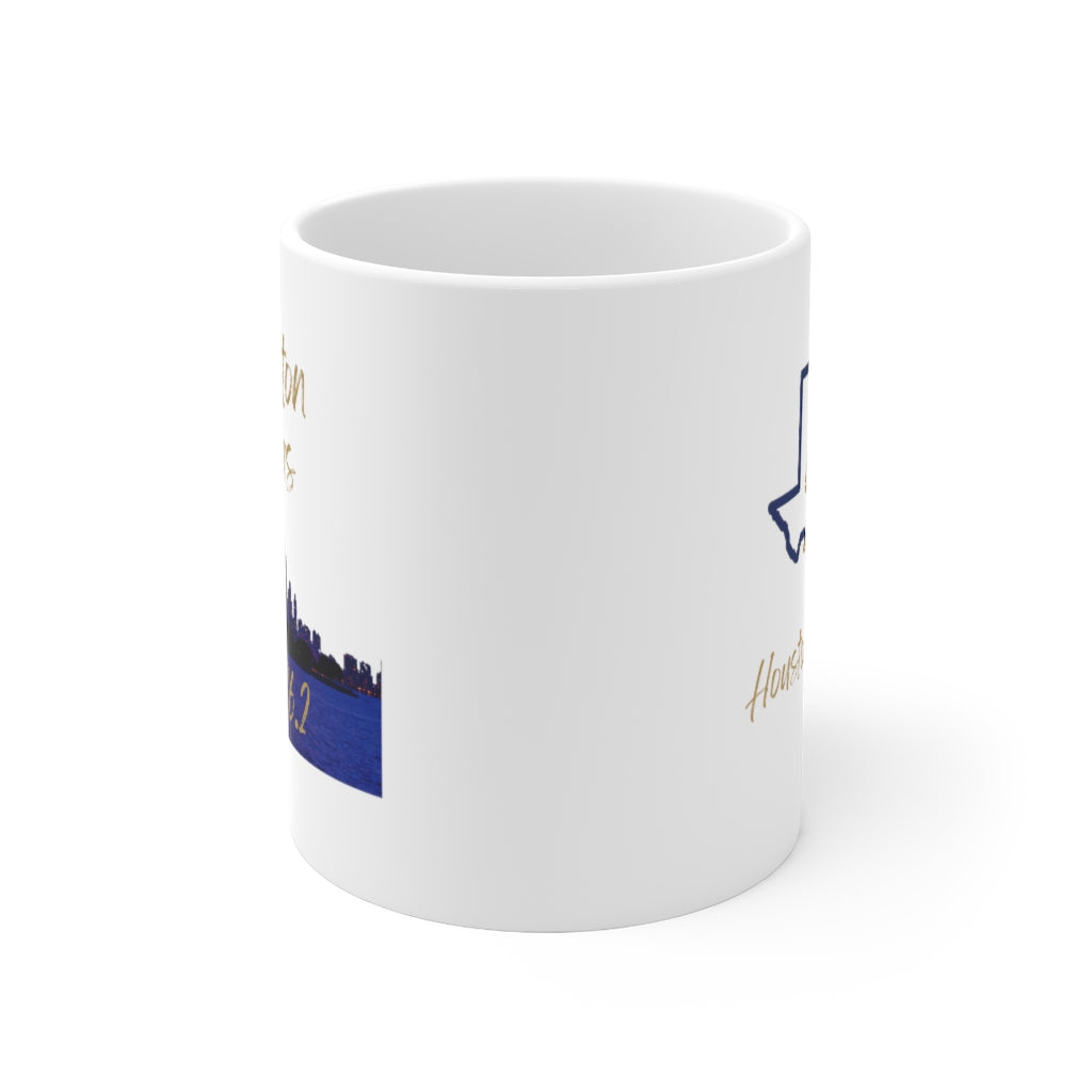 Houston 26.2 Ceramic Mug 11oz, Houston 50th Marathon, Houston Half Marathon,