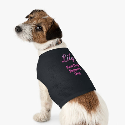 Custom Dog Tank, Dog Shirt, Funny Dog T-shirt, Support Dog Shirt, Personalized Dog Shirt, Rest Day Tank