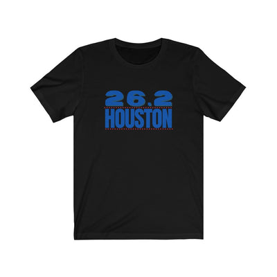 26.2 Houston Marathon Shirt, Gift for Runner, Unisex Jersey Short Sleeve Tee, Marathon Shirt, Marathoner, Shirt for Runner