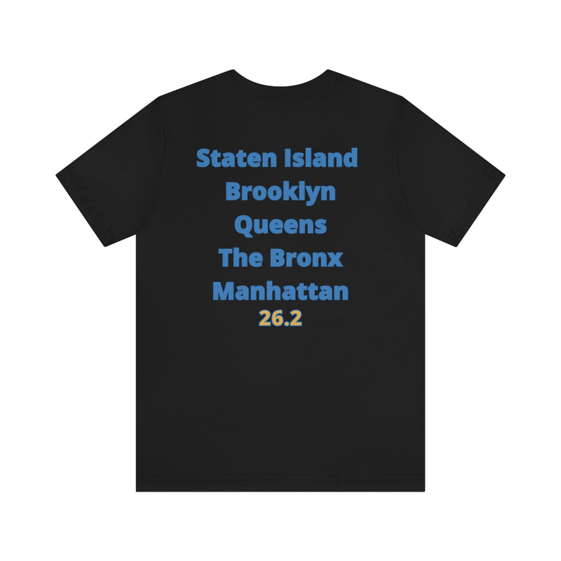 New York Marathon, NYC Marathon Tee with Five Boroughs, NY Marathon T-Shirt, 2022 Nyc, Marathon Tee
