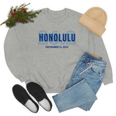 Honolulu Marathon, 26.2, Unisex Crewneck Sweatshirt, Honolulu Sweatshirt, Gift for Honolulu Runner