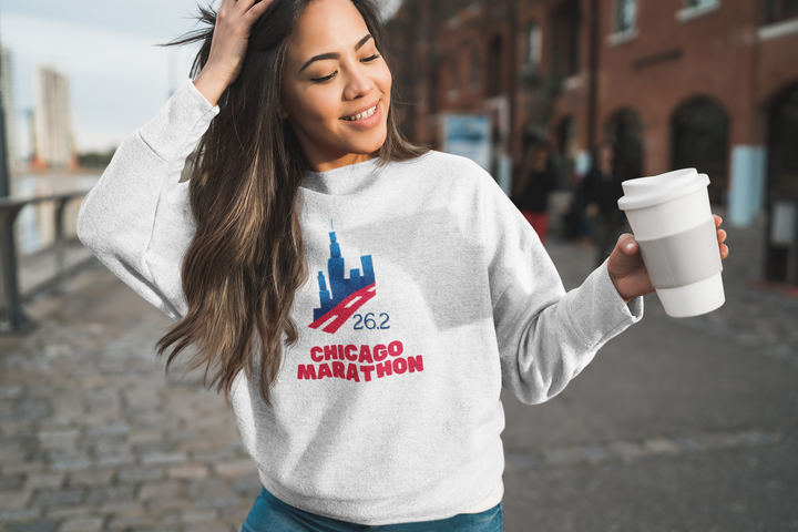 Chicago 26.2 Sweatshirt, Chicago Marathon, Runner Sweatshirt, Personalized Marathon Gift