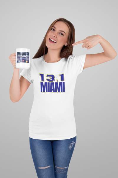 26.2 Miami, Miami Marathon, Half Marathon Miami T Shirt, Unisex Jersey Short Sleeve Tee,