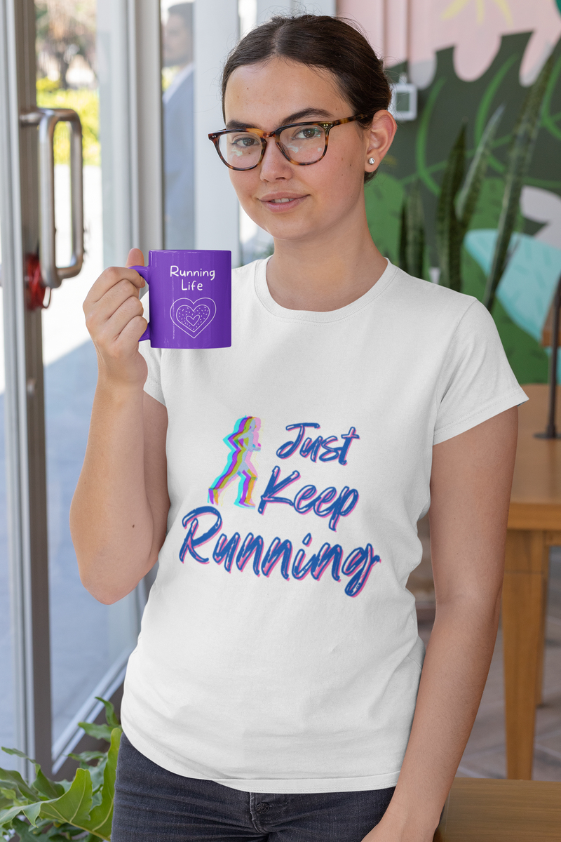 Just Keep Running Shirt, Women&