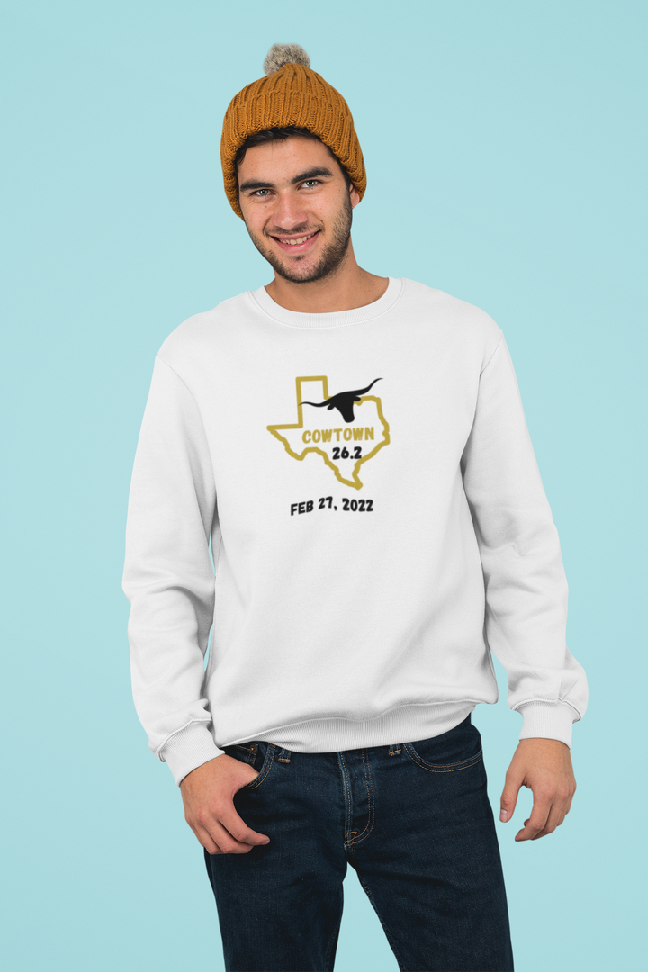 Cowtown Marathon Sweatshirt, Cowtown Half Marathon, Cowtown Ultra, 2022 Cowtown, 26.2 Ft Worth Marathon, 13.1 Fort Worth, Marathon Gift