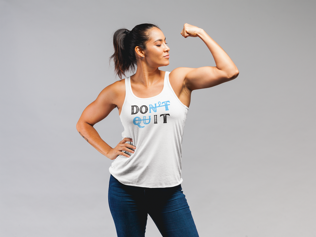 Don't Quit Tank, Do it Tank, Motivational Tank, Women's Racerback Tank, Gym Tank, Workout Tank, Unisex Jersey Tank